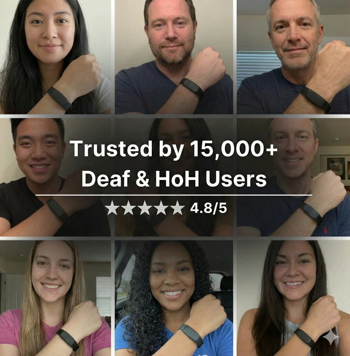 Silent Vibrating Alarm Band