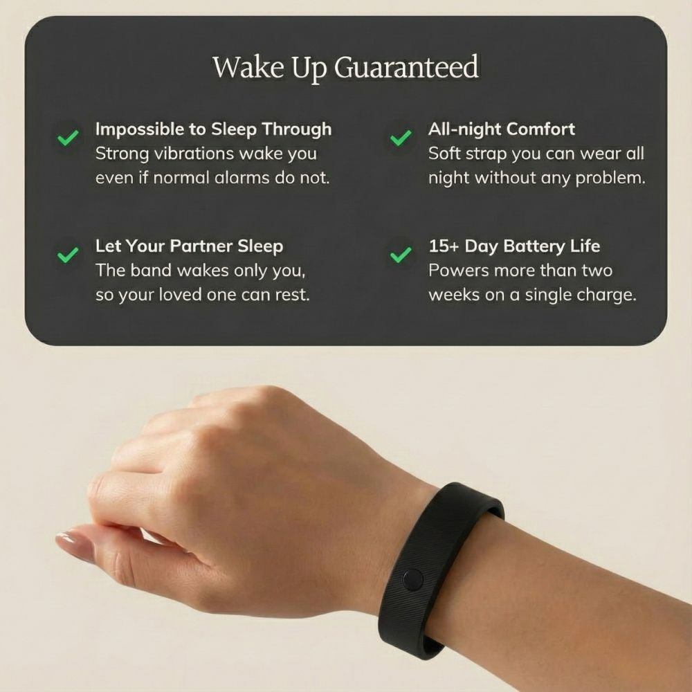 Silent Vibrating Alarm Band